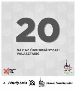 Már csak 20 nap az önkormányzati választásokig!